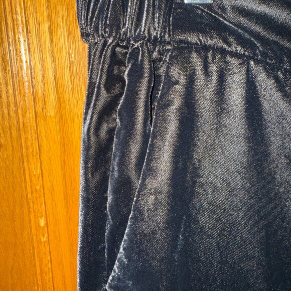 J Crew Easy pant in velvet, BLACK Size: 14 - Picture 5 of 7